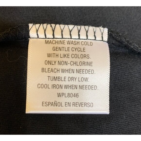 Charter Club Black Open Front Coat Womens Size L - Picture 5 of 6